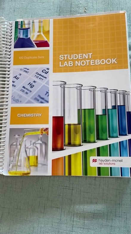 Photo of free Chem lab notebook (Fremont & 85) #1