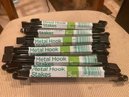 Photo of free Metal hook stakes (Parsippany) #1