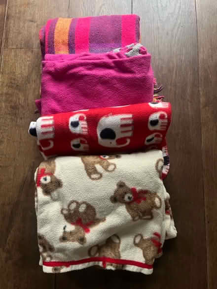 Photo of free Fleece blankets x 4 (Tonbridge TN11) #1