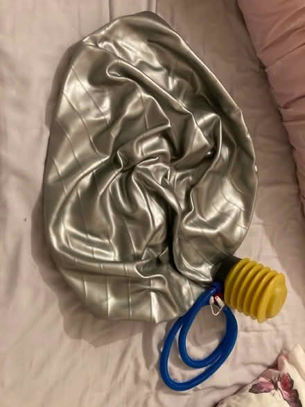 Photo of free Medium size gym ball and pump (Tredegar NP22) #1