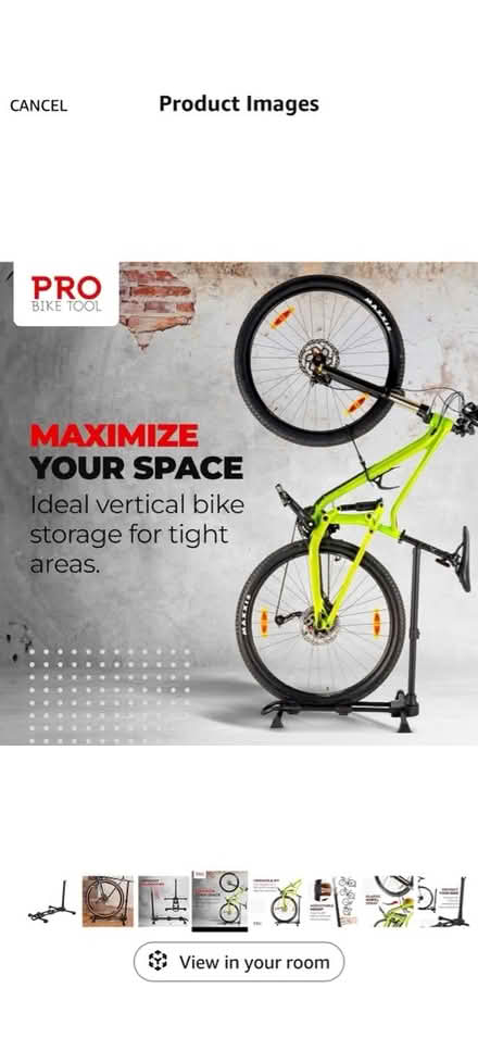 Photo of free Vertical Bicycle Floor Stand (W12) #3