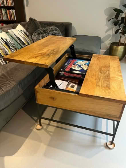 Photo of free West Elm coffee table with storage (Brixton Hill SW2) #1