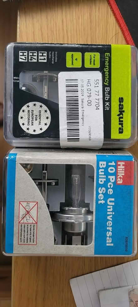 Photo of free Two Emergency bulb kits for car (Little Chalfont (HP7)) #1
