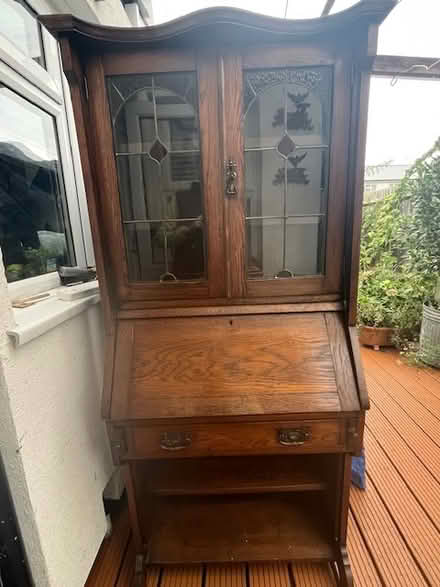 Photo of free Oak tall cabinet (Woking) #1