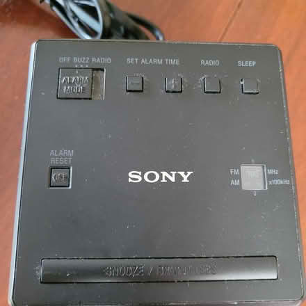 Photo of free Sony Clock Radio (Toronto) #3