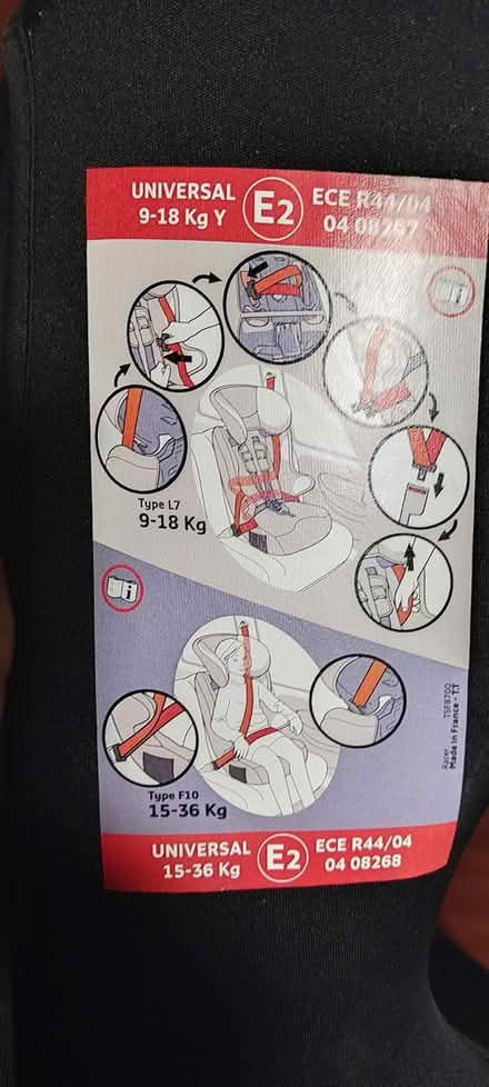 Photo of free Cuggle car seat (Home EH7) #2