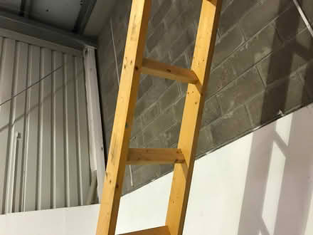 Photo of free LONG 6MTR WOODEN LADDER 56CM WIDE solid (Fairmilehead EH10) #4