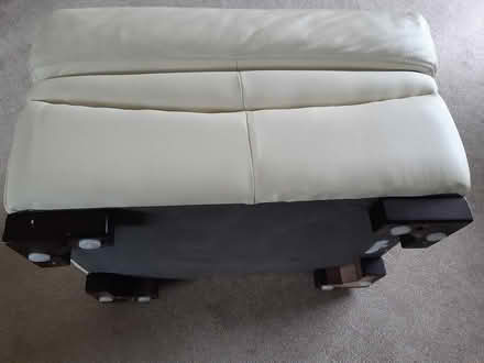 Photo of free Cream leather stool/seat (Bury BL8) #3