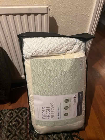Photo of free Firm memory foam pillows/covers (N10 2NL) #1
