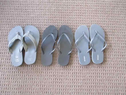 Photo of free large, grey flip flops (casselberry) #1
