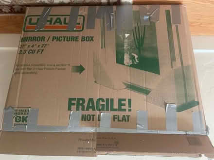 Photo of free Picture/mirror shipping box (85/Saratoga Ave) #1