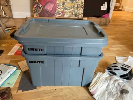 Photo of free 2 Brute Storage Bins (St. John’s Wood Rd NW8) #1