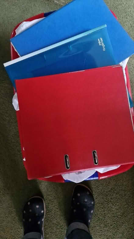 Photo of free Folders and lever arch files (Shirley CR0) #1