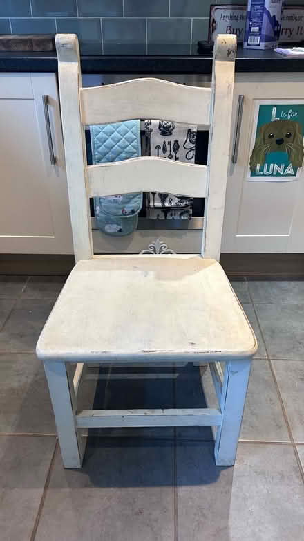 Photo of free 2 solid wooden chairs (Ba13) #2