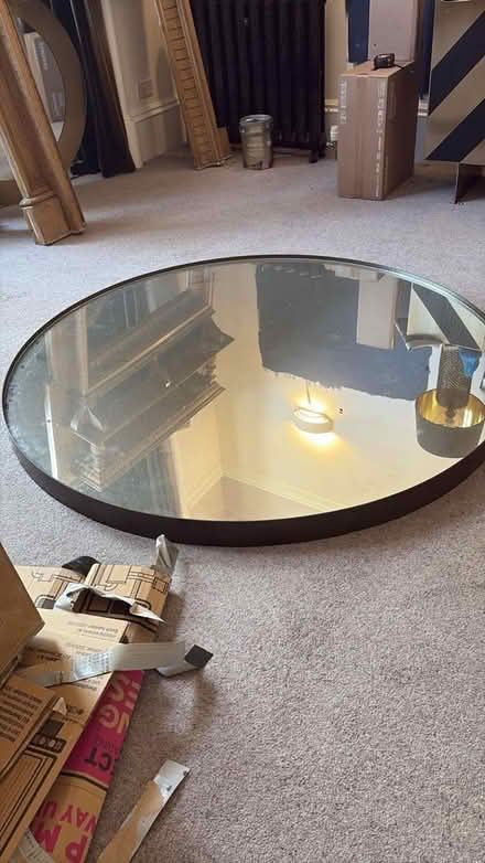 Photo of free extremely heavy mirror (Glasgow West End) #1