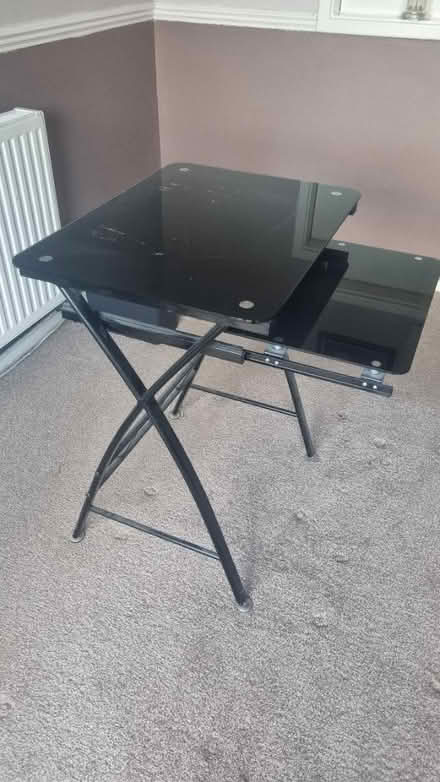 Photo of free Glass computer table (Willenhall, WV12) #2