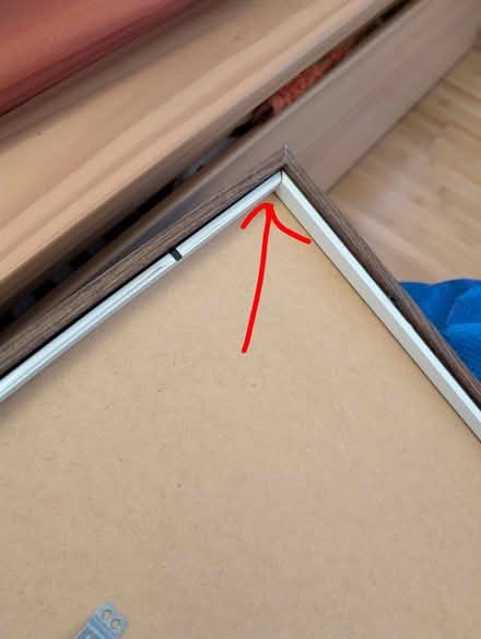 Photo of free 2x IKEA Hovsta wooden effect frames (Wood green N22) #2