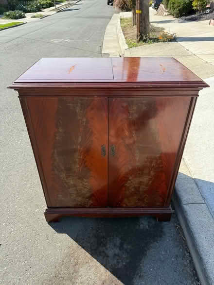 Photo of free Shelf/vintage record player-radio (Mira Vista /461 Carlston St) #2