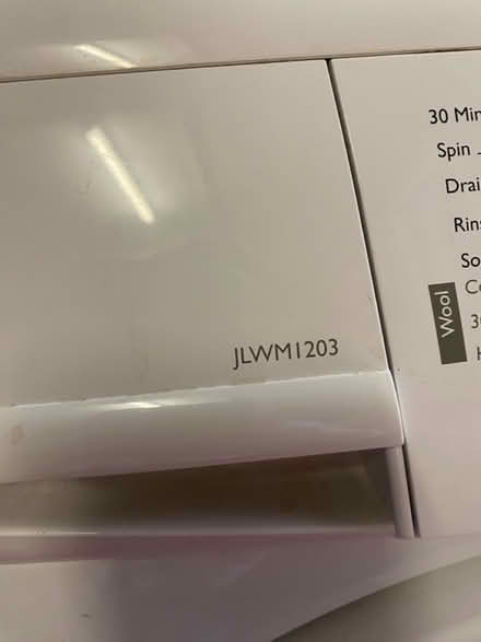Photo of free John Lewis washing machine/ parts (Sk95br) #2