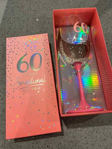 Photo of free 60th Birthday - wine and fizz glasses (The Triangle Estate RH15) #1