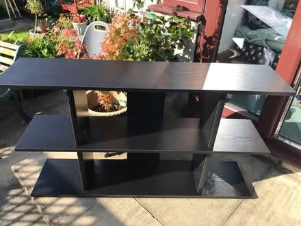 Photo of free Black Ash effect shelving (Marsden HD7) #1