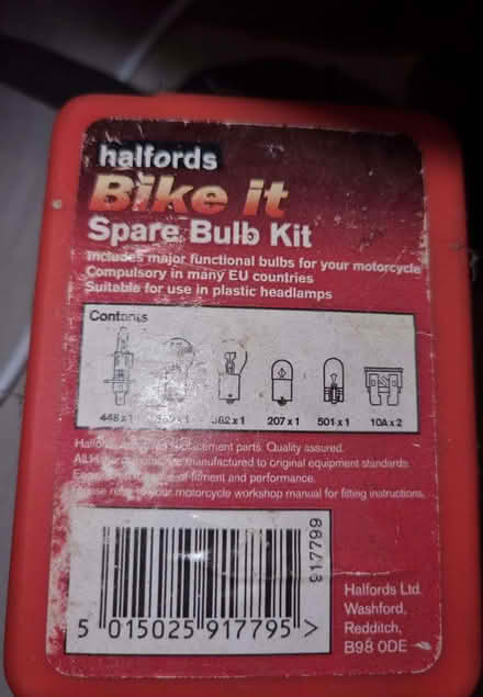Photo of free Halfords "Bike it" Spare Bulk Kit (HA0) #3