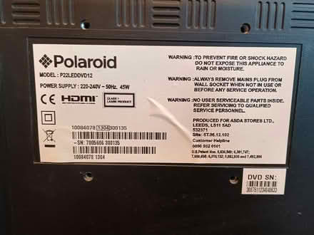 Photo of free Small TV With DVD Player (Liverpool L21) #2