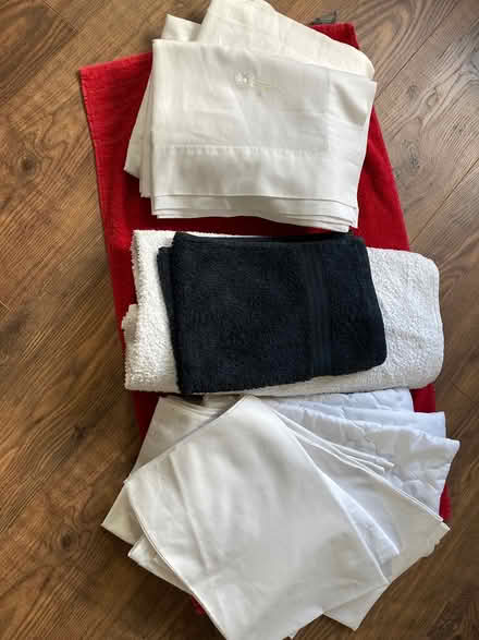Photo of free Old linen and towels (Collect from CO10) #1