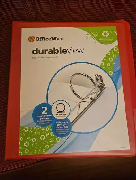 Photo of free 1" 3 ring binders (Roxbury) #1