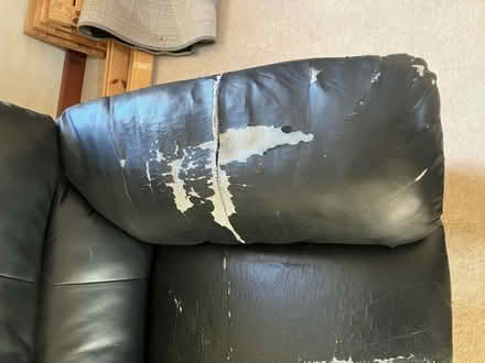 Photo of free Faux leather 2 seat sofa (Oulton, Lowestoft NR32) #3