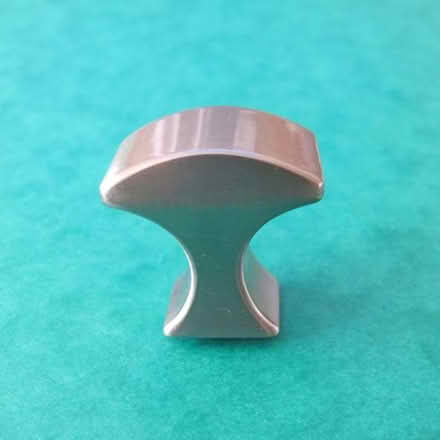 Photo of free Set of 3 satin nickel cupboard knobs (Caldecott OX14) #1