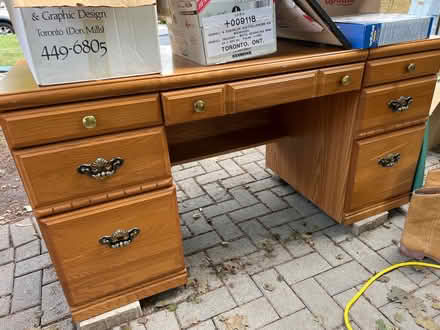 Photo of free Desk free on curb for pickup (Bayview Village) #1
