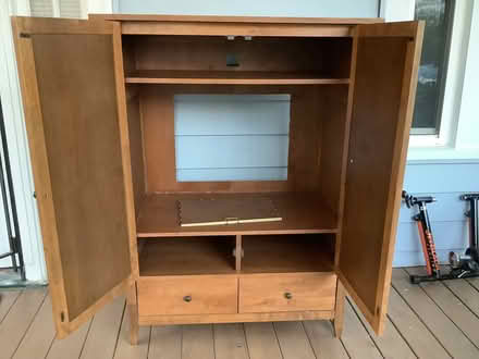 Photo of free Wood TV armoire (Brightwood, Washington D) #2