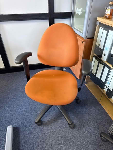 Photo of free Orange Office Chair x 2 (Avenue one Letchworth SG6) #1