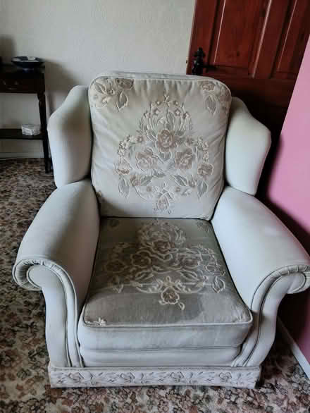 Photo of free Sofa and armchair (Thornhill WF12) #3