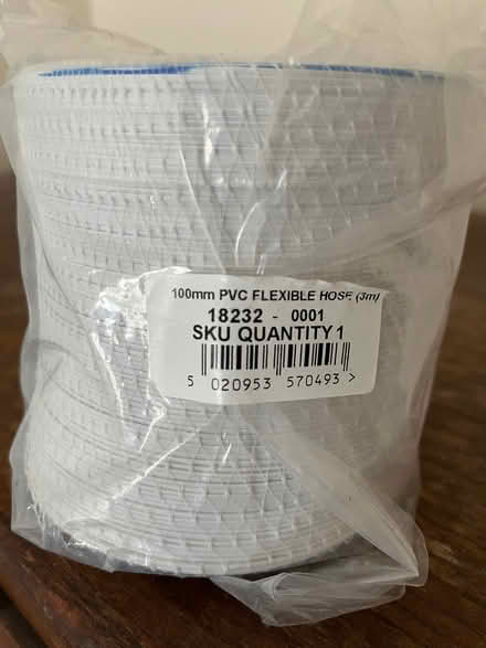 Photo of free 3 metres of 100mm PVC ducting (Shoscombe) #2