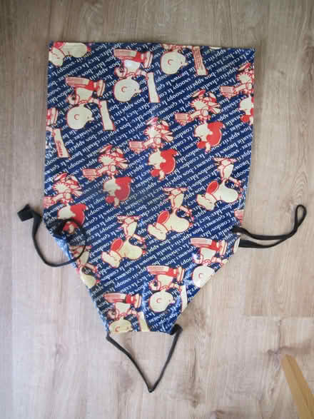 Photo of free 'Peanuts' vinyl apron (Cambuskenneth FK9) #1