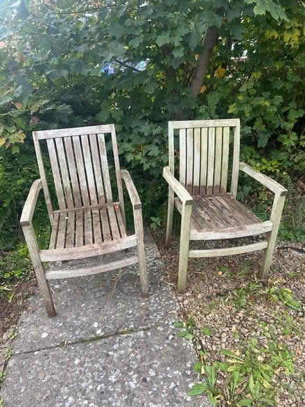 Photo of free Wooden chairs (Sandford-on-Thames OX4) #1