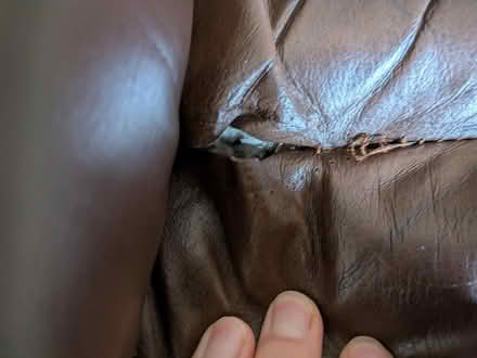 Photo of free Brown leather electric recliner (Denholme BD13) #2