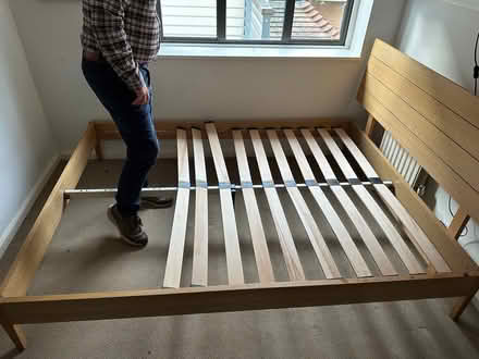 Photo of free King size bed frame - John Lewis (Cutteslowe OX2) #2