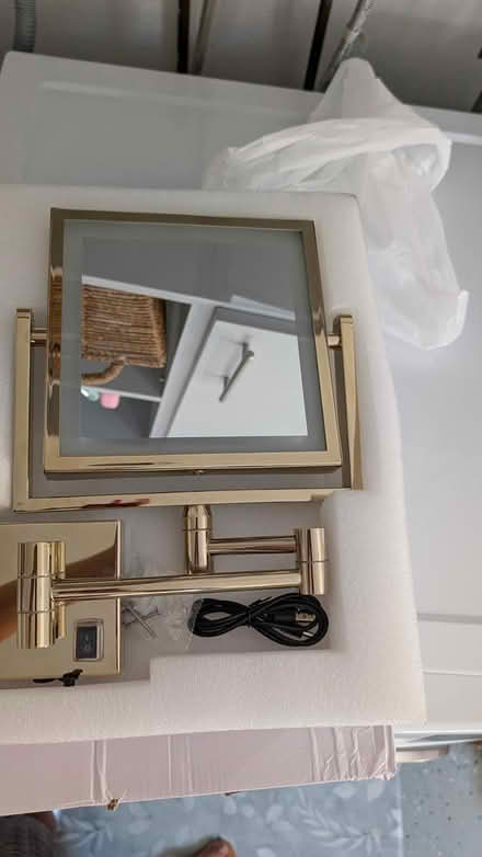 Photo of free Vanity mirror - gold (Cupertino/West San Jose) #1