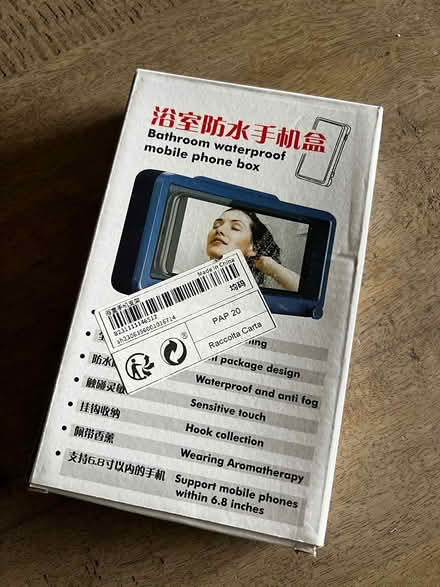 Photo of free New Bathroom Waterproof Phone Box (near morrisons RG22) #2