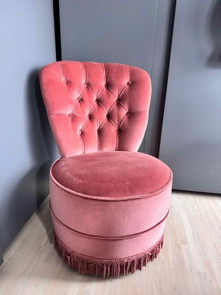 Photo of free Vintage low chair pink (Droylsden M43) #1