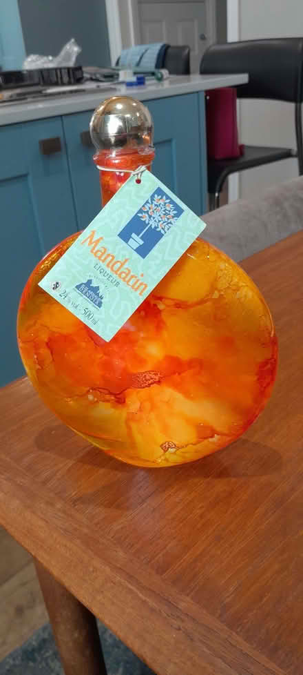 Photo of free Pretty liqueur bottle (empty) (Whitegrove RG42) #1