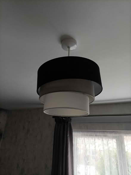 Photo of free 2 glass and 2 fabric lampshades (Gosport PO13. BRIDGEMARY) #1