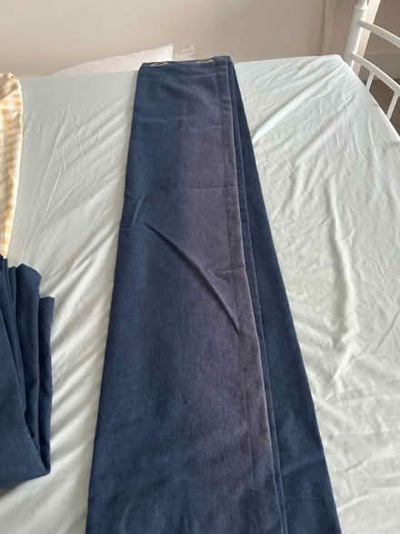 Photo of free Ring top navy curtains 2 pairs (Technology Drive CV21) #2