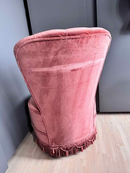 Photo of free Vintage low chair pink (Droylsden M43) #4