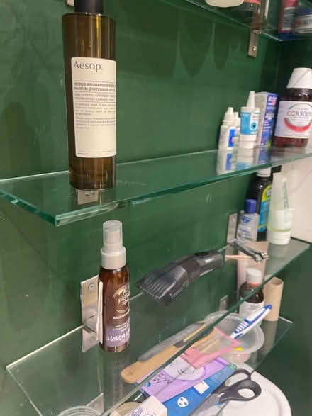 Photo of free 5 glass shelves (Clapton E5) #1