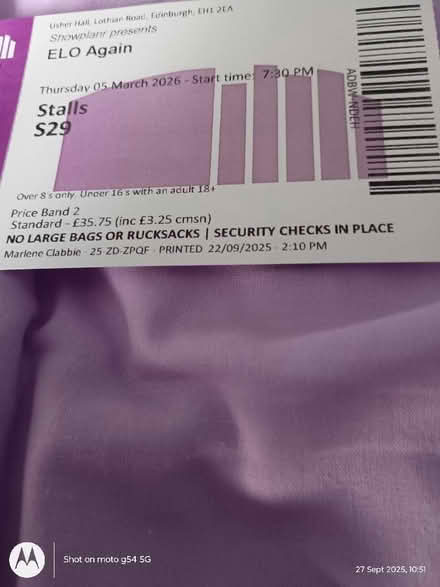 Photo of free ticket (Drylaw EH4) #1