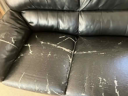 Photo of free Faux leather 2 seat sofa (Oulton, Lowestoft NR32) #4